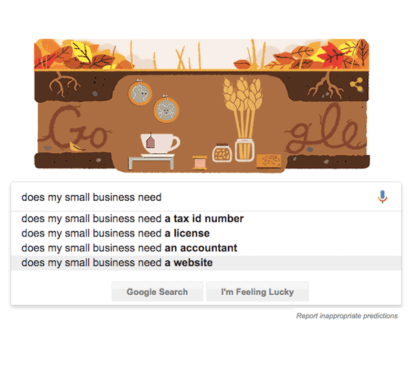 Google autocomplete