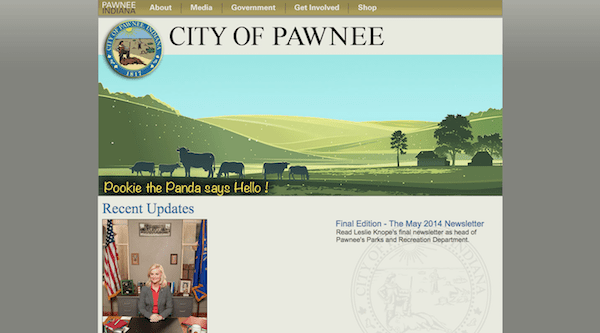 Scary Website - Parks & Rec