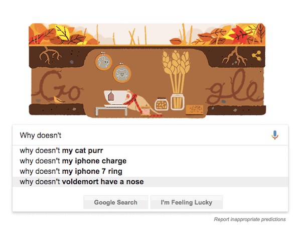Google autocomplete