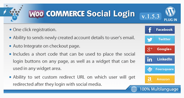 WooCommerce Social Login image