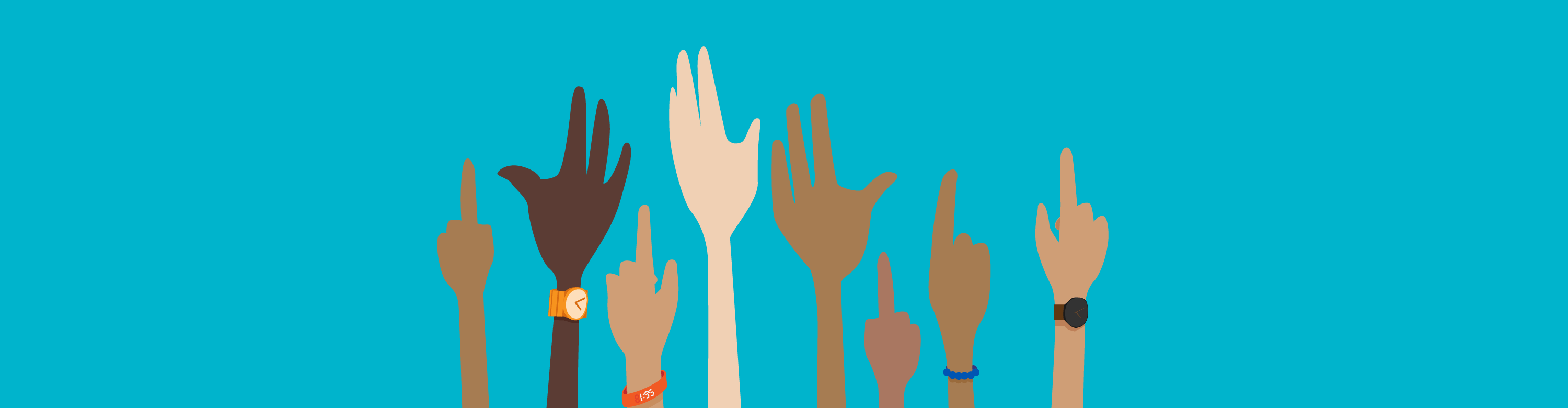 Hands in the air