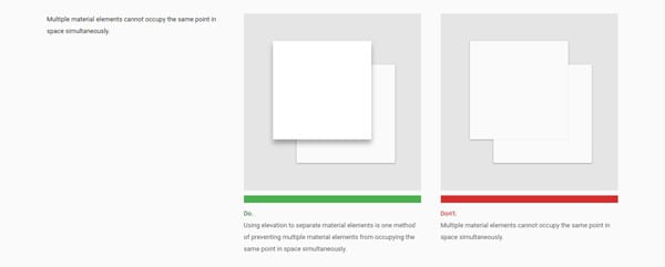 Material Design's Do's and Don'ts