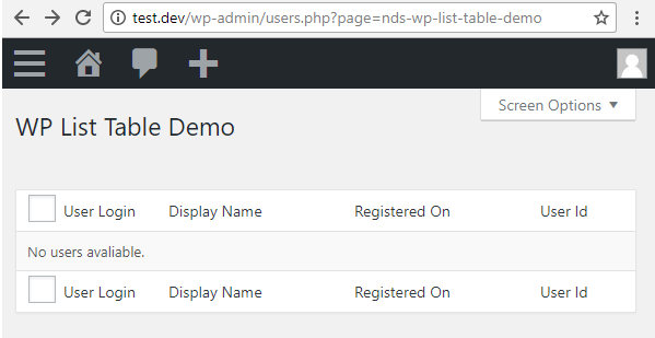 wp-list-table-get-columns method