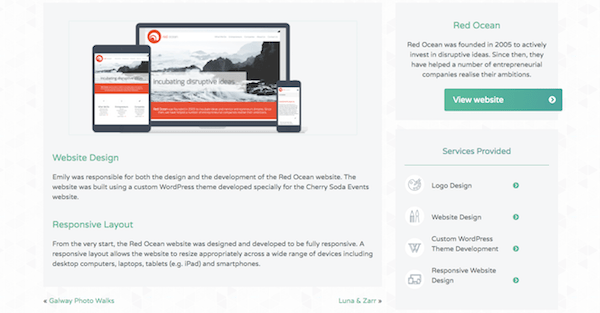 Create a Portfolio - Emily Ridge