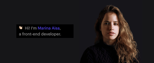 Create a Portfolio - Marina Aisa