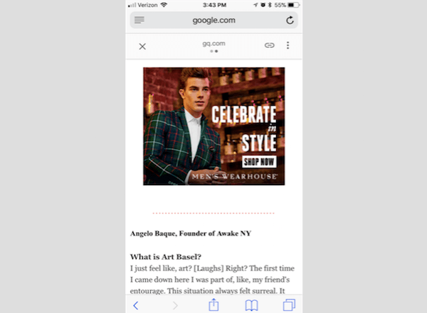 AMP Advertisements