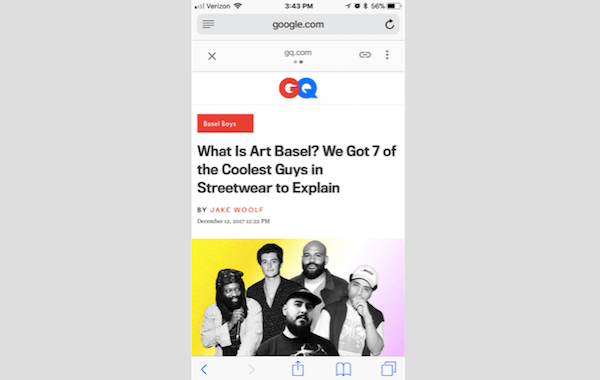 AMP Article