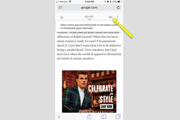 AMP Hyperlink Button