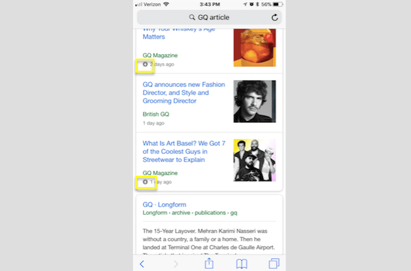 AMP in Google Search