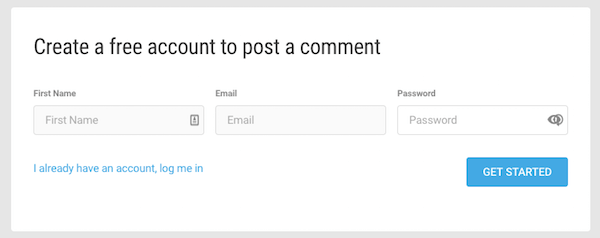 Comment Login
