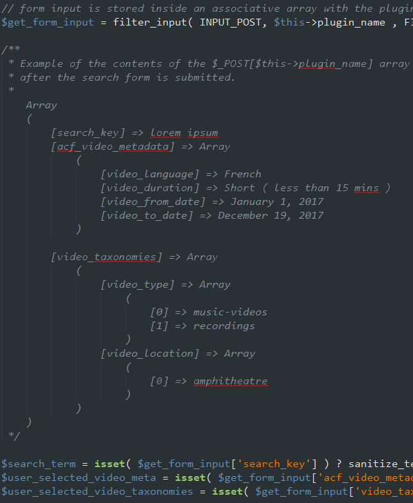 search-form-input-using-arrays