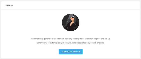 screenshot of how to activate Smart Crawl