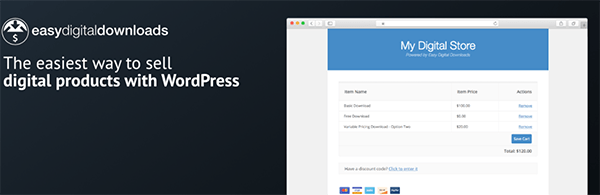 Easy Digital Downloads header.