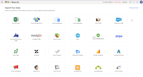 Create Reports - Zoho Reports