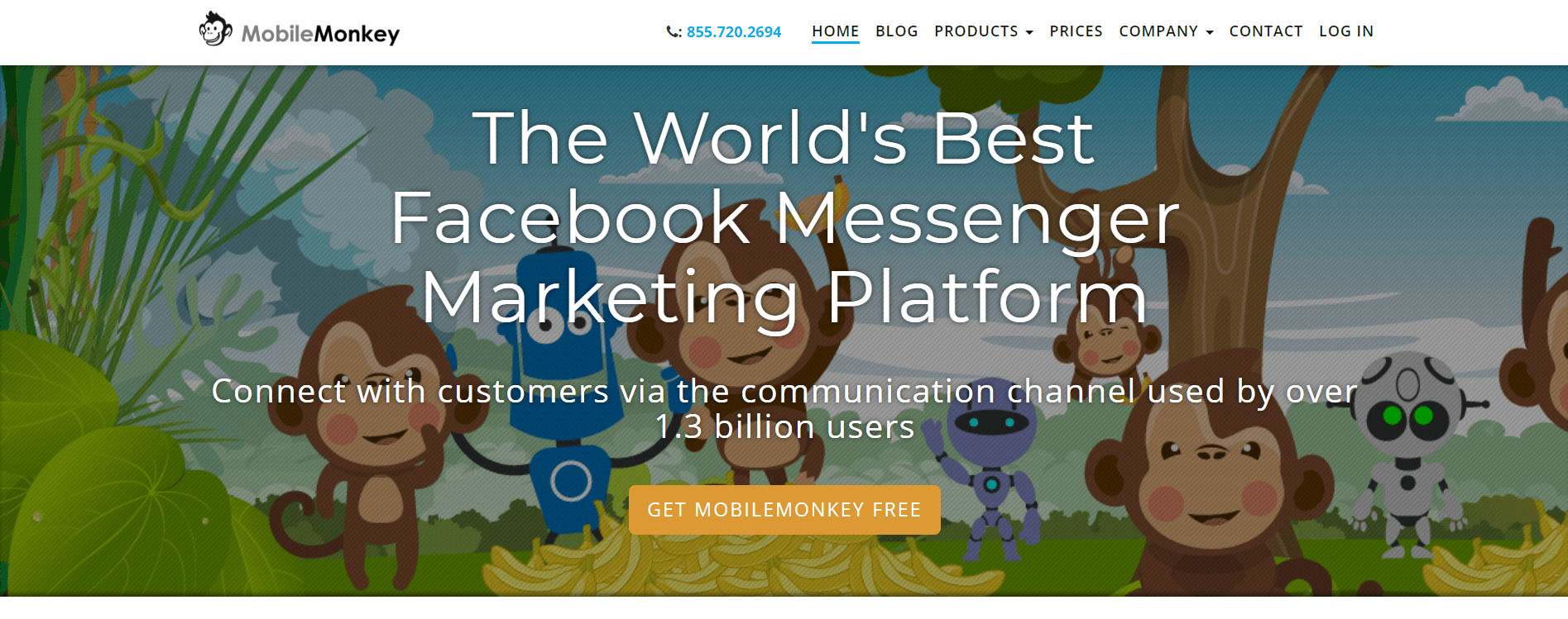 facebook messenger marketing - mobilemonkey chatbot