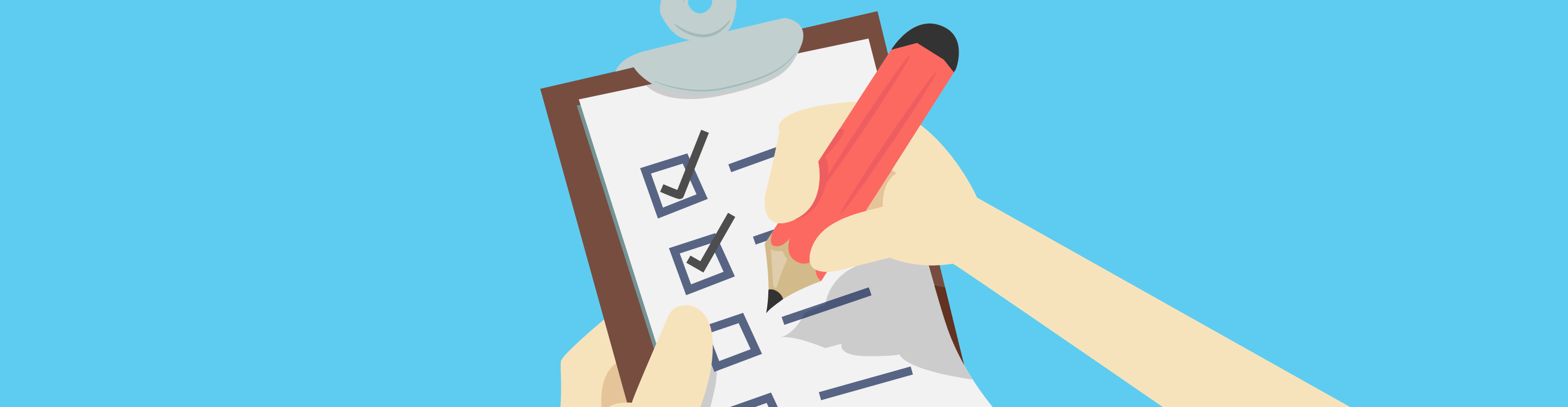 Illustration of checklist