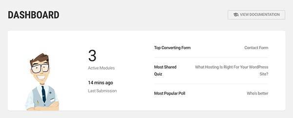 Forminator Dashboard