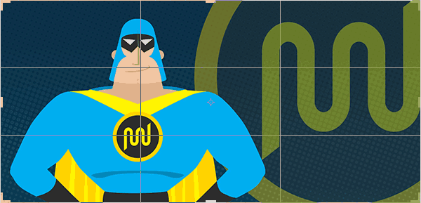 Rule of thirds in WordPress design - Photoshop crop tool