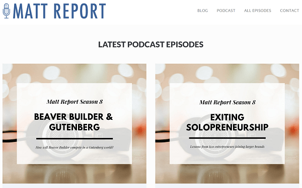 The Matt Report image