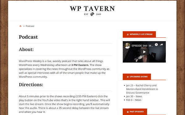 WP Tavern WordPress Weekly image