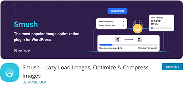 Smush - Lazy Load Images, Optimize & Compress Images - Free WordPress Plugin
