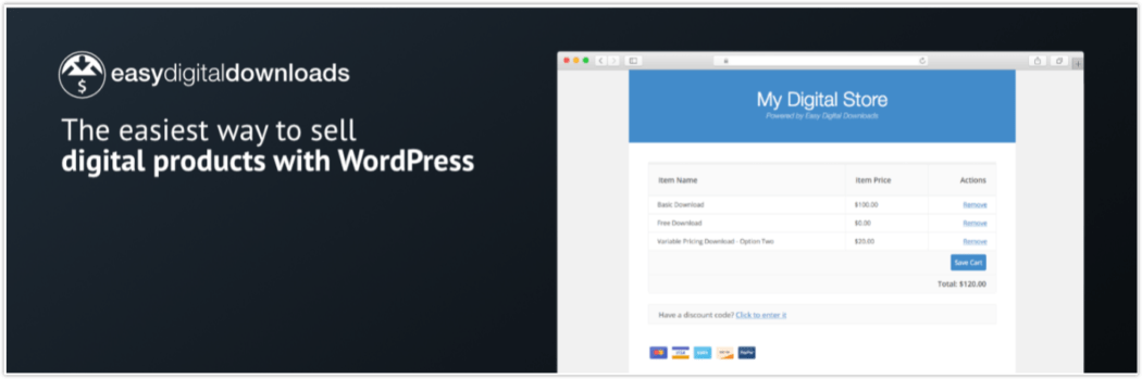 easy digital downloads banner