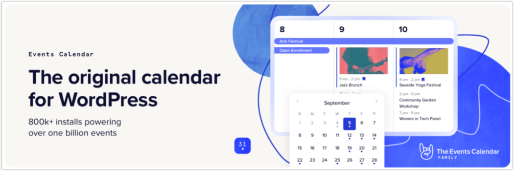 events calendar banner