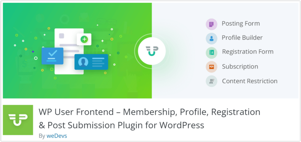 WP User Frontend