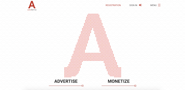 The Adsterra platform allows you to monetize your blog or website