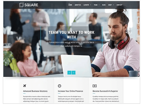 square header