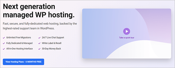 WPMU DEV - WordPress Hosting screen.