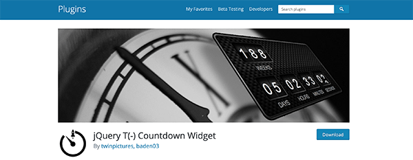 JQuery T (-) Countdown image
