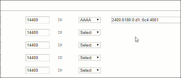 DNS records - AAAA record