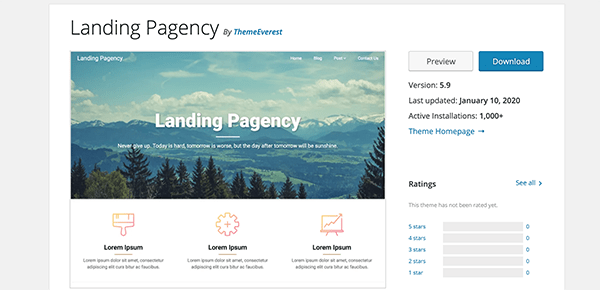 Landing Pagency image