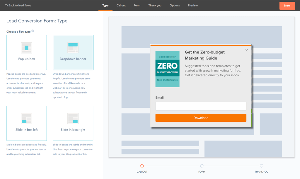 HubSpot form templates