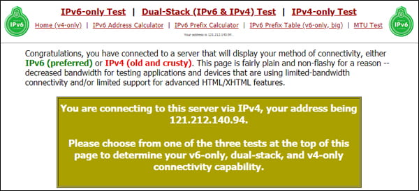 testmyipv6.com