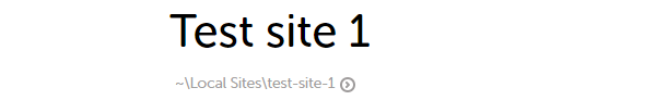 Showing where you can access your files from.