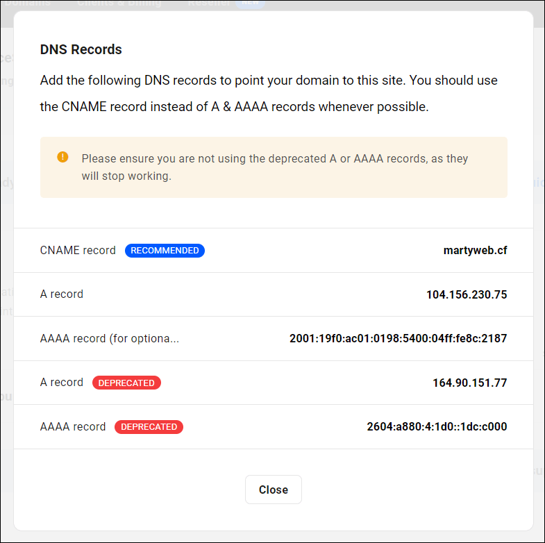 DNS Records
