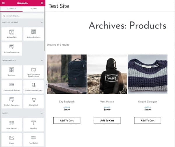 Archives products.