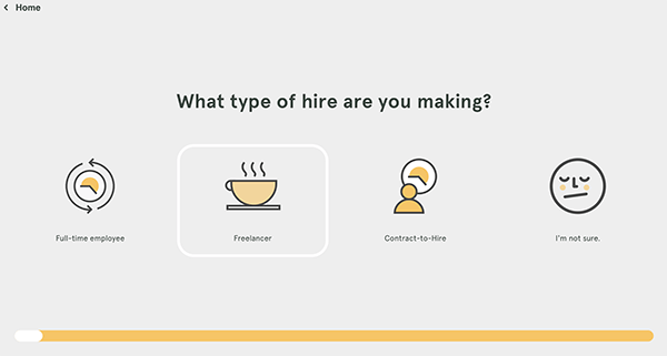 Developers of Hire questionnaire.