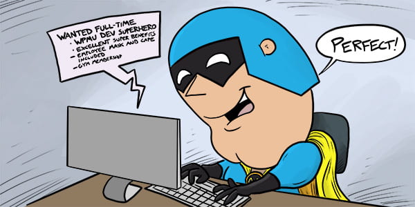 Dev Man Looking for Work.