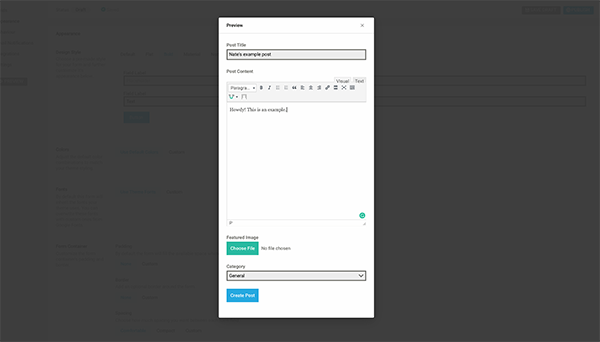 Preview of form on Forminator.