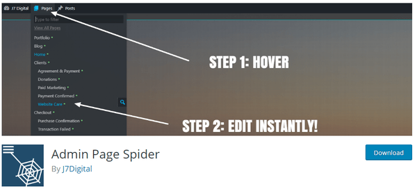 Admin Page Spider image