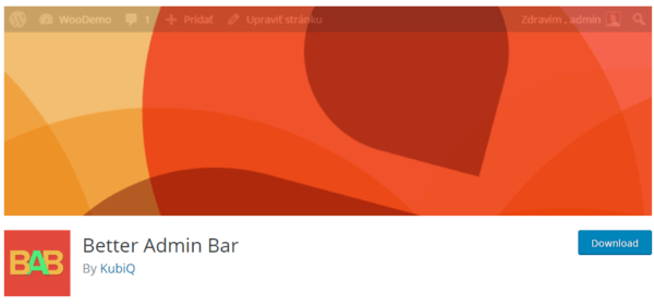 Better Admin Bar image