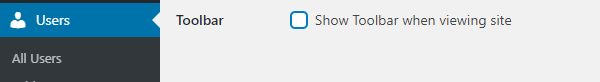 Screenshot from wordpress of the remove toolbar button.