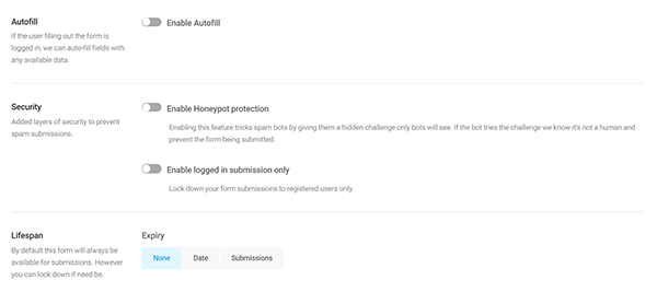 The Autofill area.