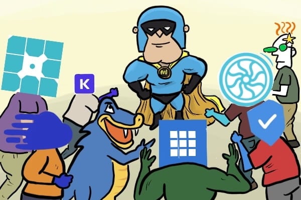 A creative take on all the hosting companies WPMU DEV will be up against.