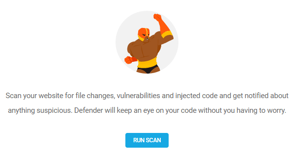 Screenshot of Defender about to start a scan 