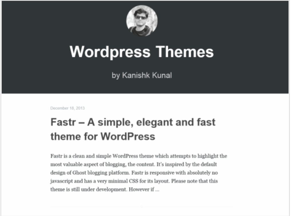 Fastr theme