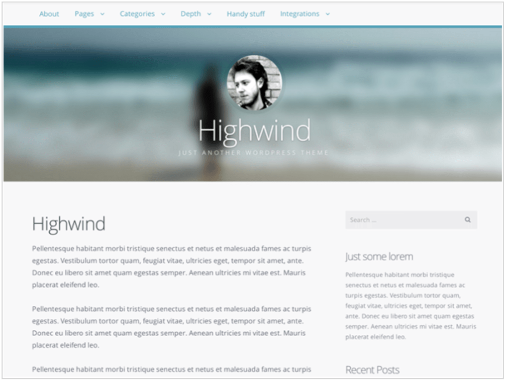 Highwind theme